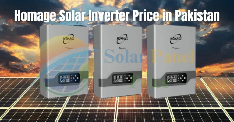 Homage Solar Inverter Price in Pakistan 2024