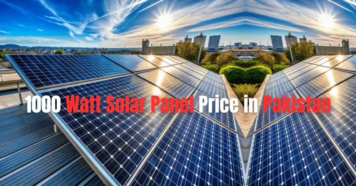 1000 Watt Solar Panel Price in Pakistan Latest Update 2024